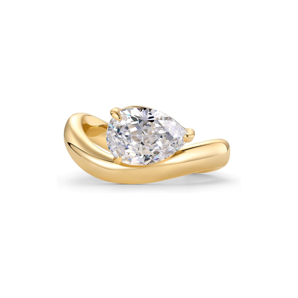Wavy Promise Anello | Oro