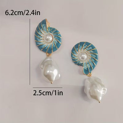 Seashell Orecchini di Perle