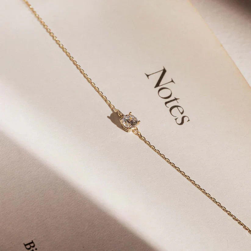 Cléa Moissanite Pietra Bracciale | Oro