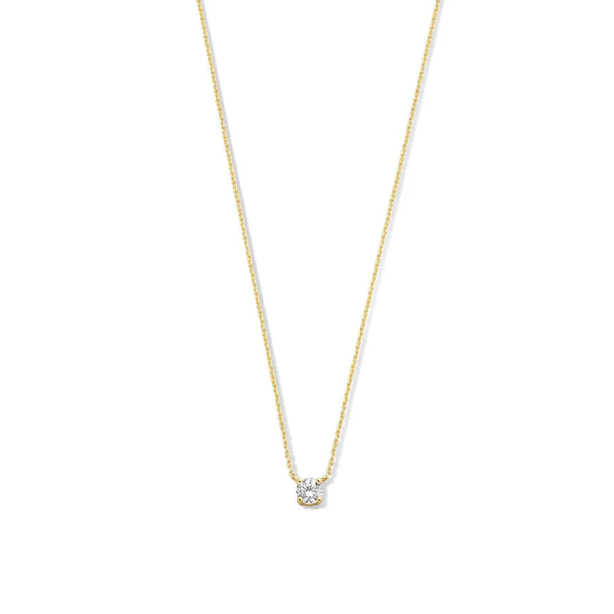 Cléa Moissanite Pietra Collana | Oro