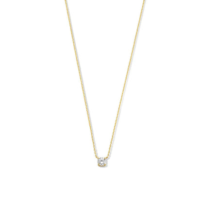 Cléa Moissanite Pietra Collana | Oro