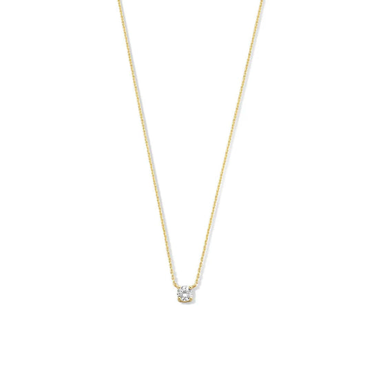 Cléa Moissanite Pietra Collana | Oro