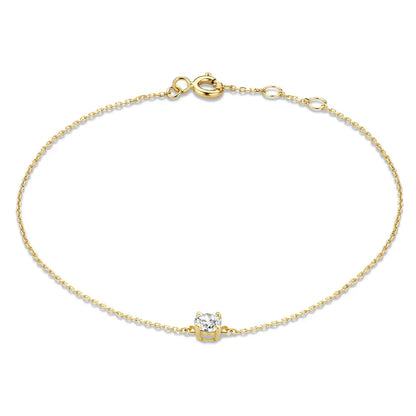 Cléa Moissanite Pietra Bracciale | Oro