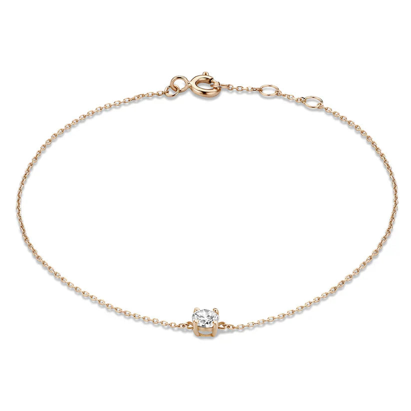 Cléa Moissanite Pietra Bracciale | Oro