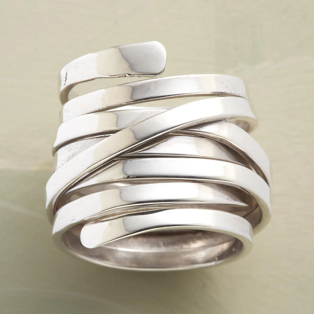 Argento Multi Band Wrap Anello