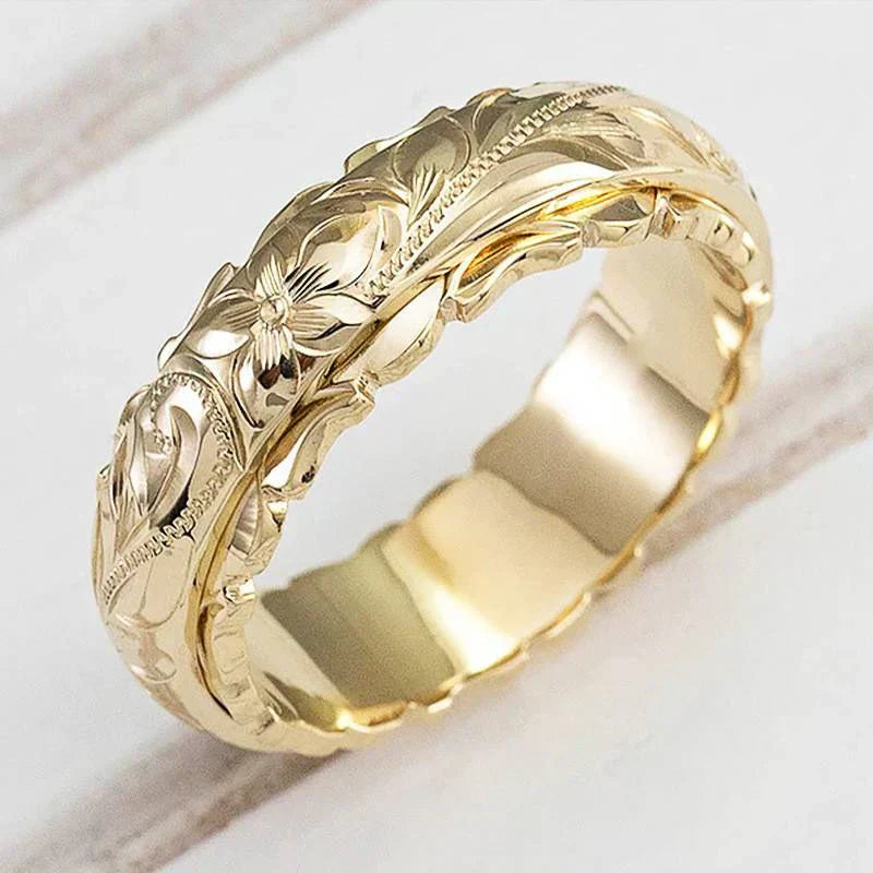 Antique Oro Flower Anello | Oro