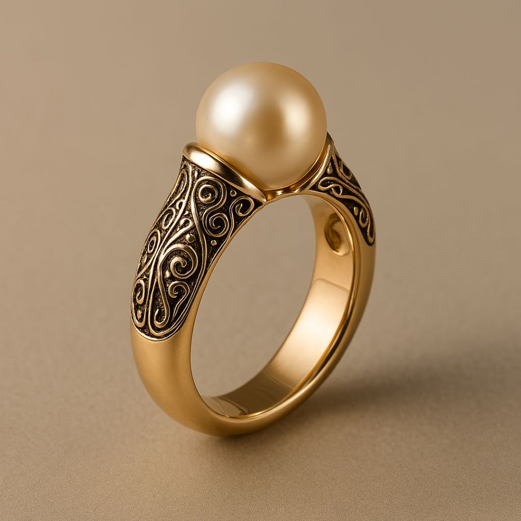 Timeless Vintage Perla Oro Anello