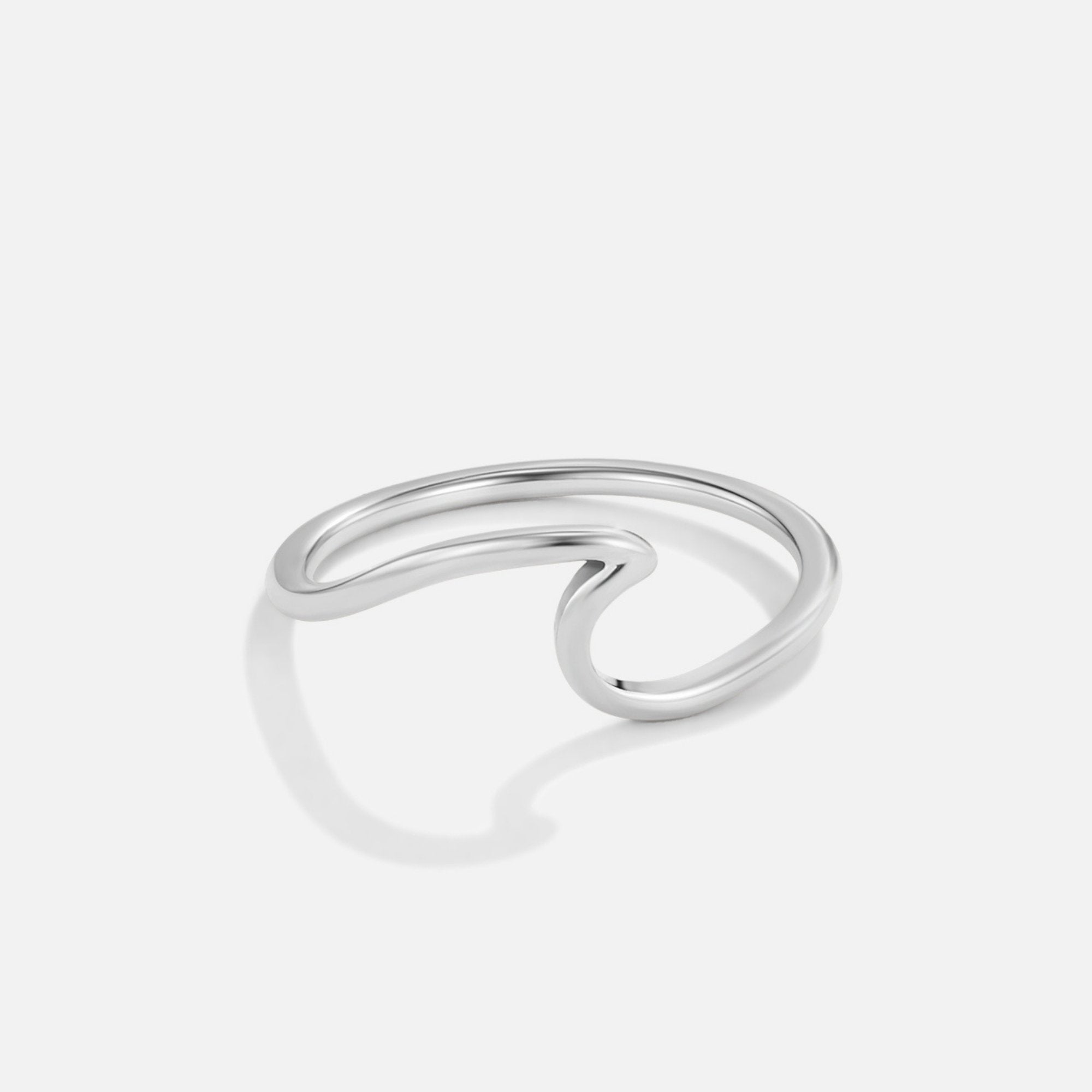 Argento Minimalist Open Anello