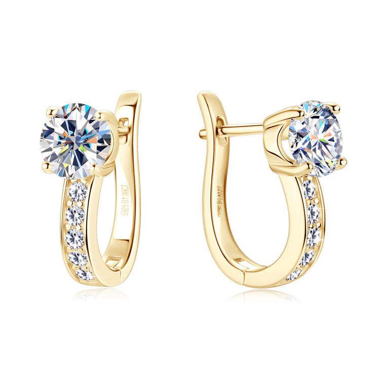 Channel Huggie Orecchini | Oro