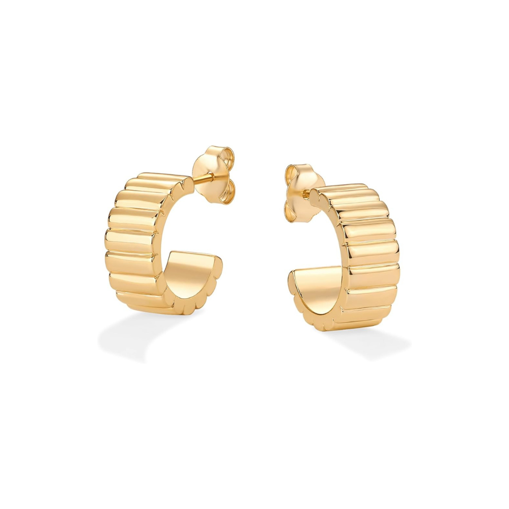 Classic Ridge Orecchini | Oro