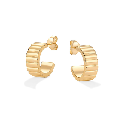 Classic Ridge Orecchini | Oro