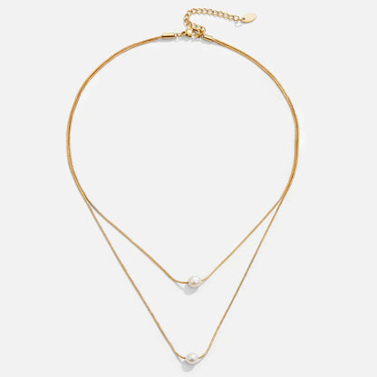 Sophisticated Layered Collana di Perle