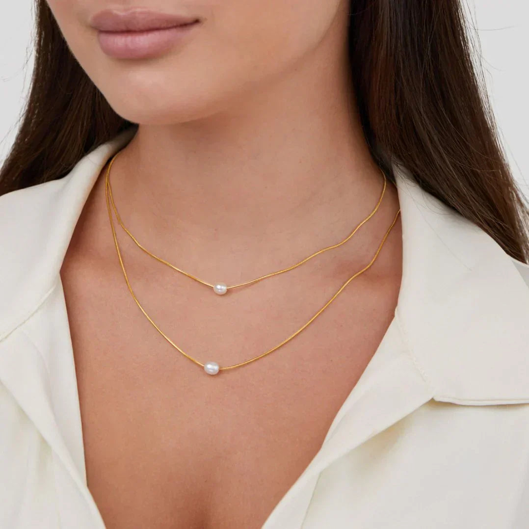 Sophisticated Layered Collana di Perle