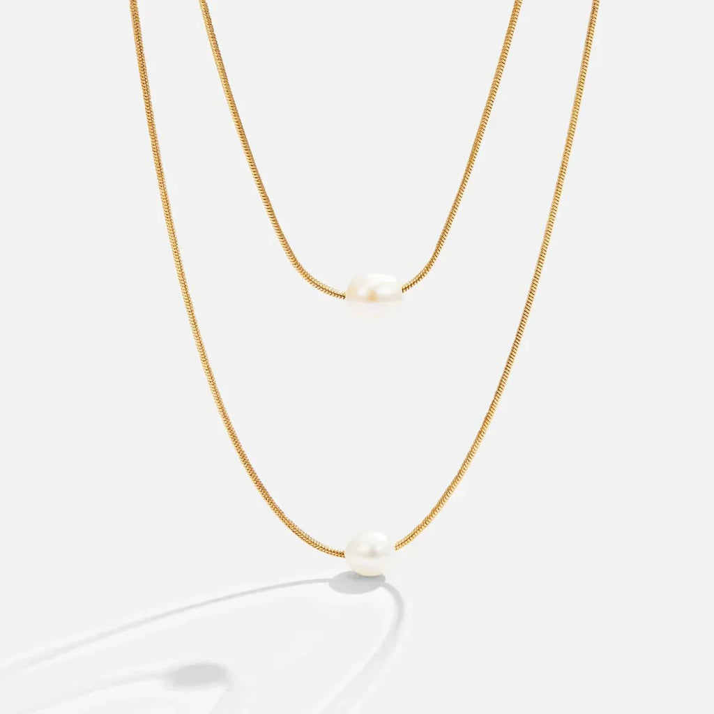 Sophisticated Layered Collana di Perle