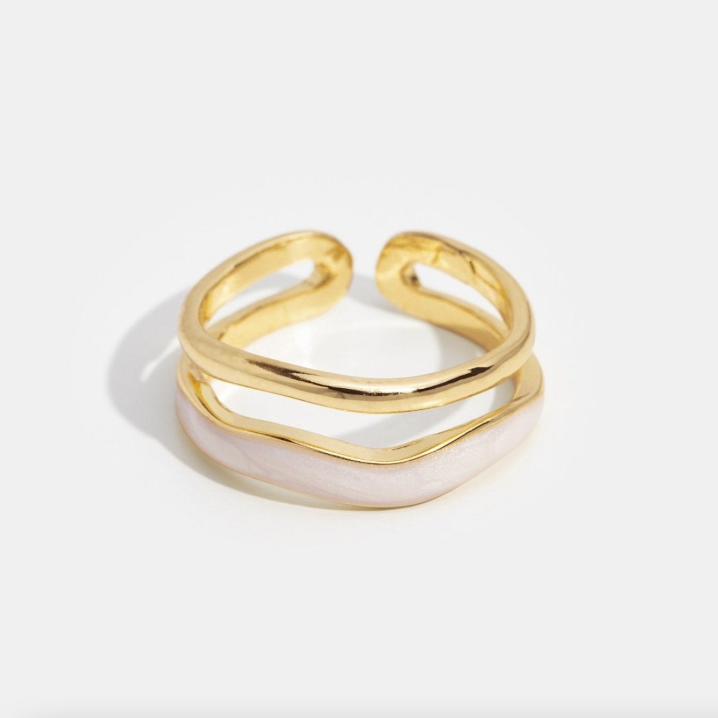Oro Sculptural Wrap Anello