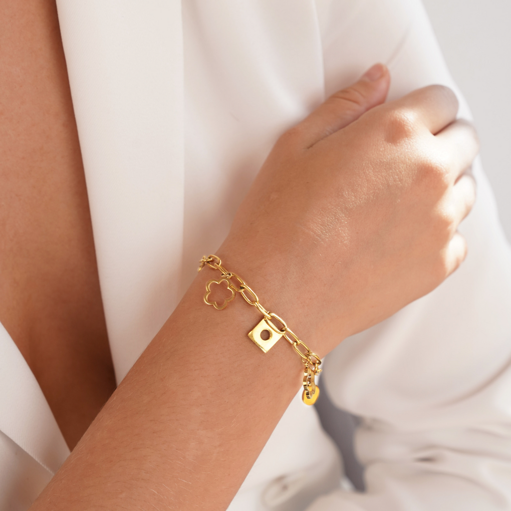 Lucky Daisy Bracciale con Ciondolo