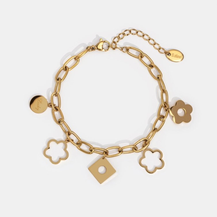 Lucky Daisy Bracciale con Ciondolo