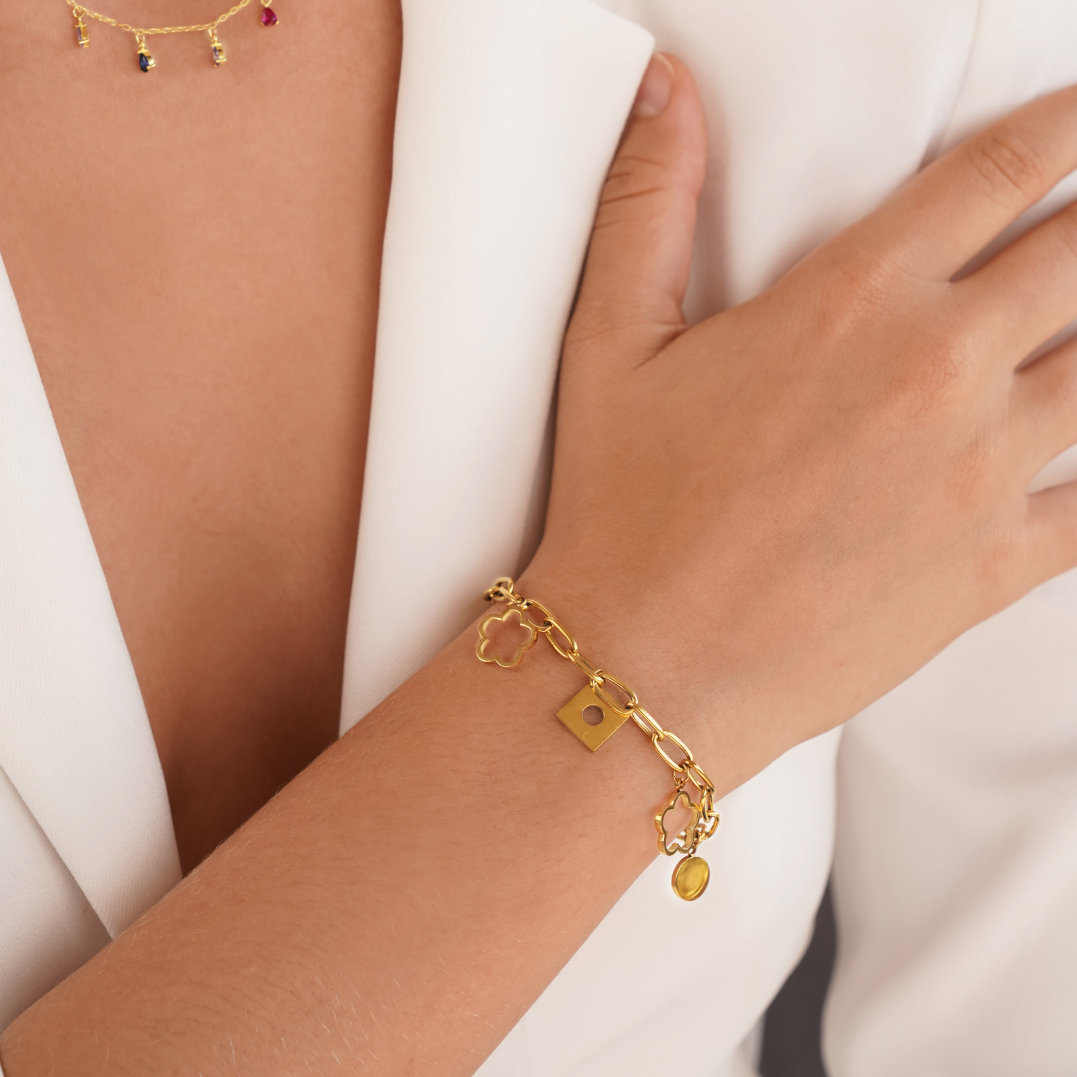 Lucky Daisy Bracciale con Ciondolo