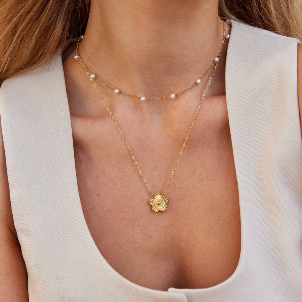 Timeless Perla Oro Collana