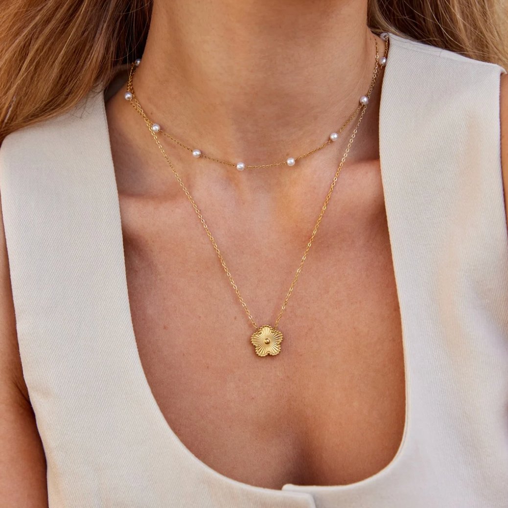Timeless Perla Oro Collana