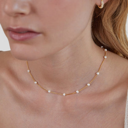 Timeless Perla Oro Collana