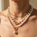 Modern Perla Layered Set Collane