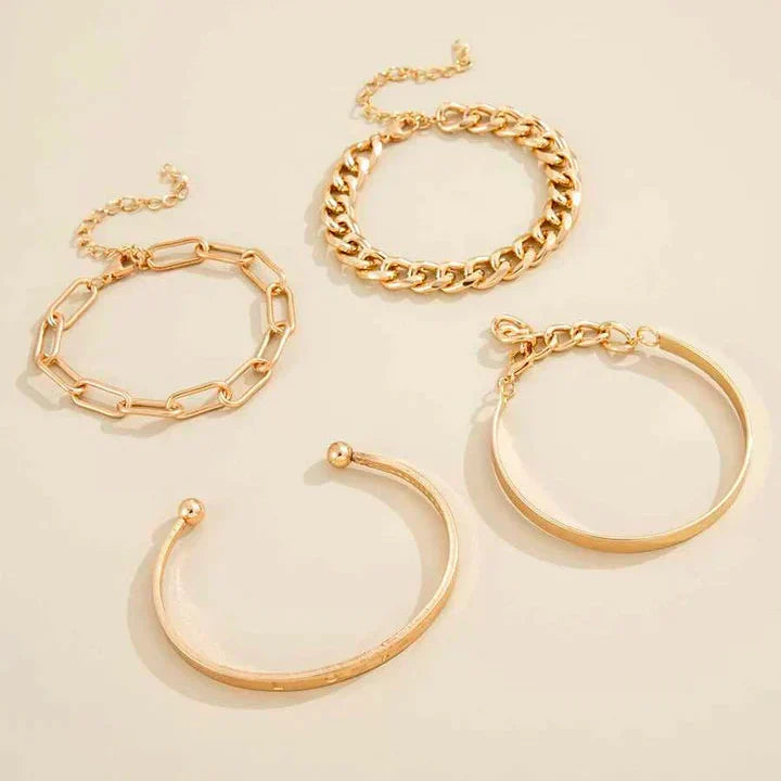 Elan Mercer Set Bracciali | Oro