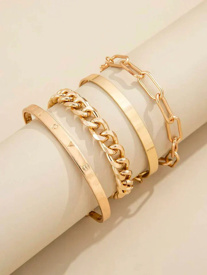 Elan Mercer Set Bracciali | Oro