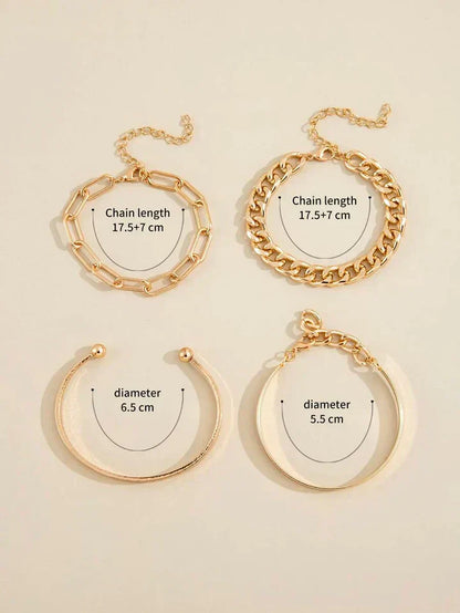 Elan Mercer Set Bracciali | Oro