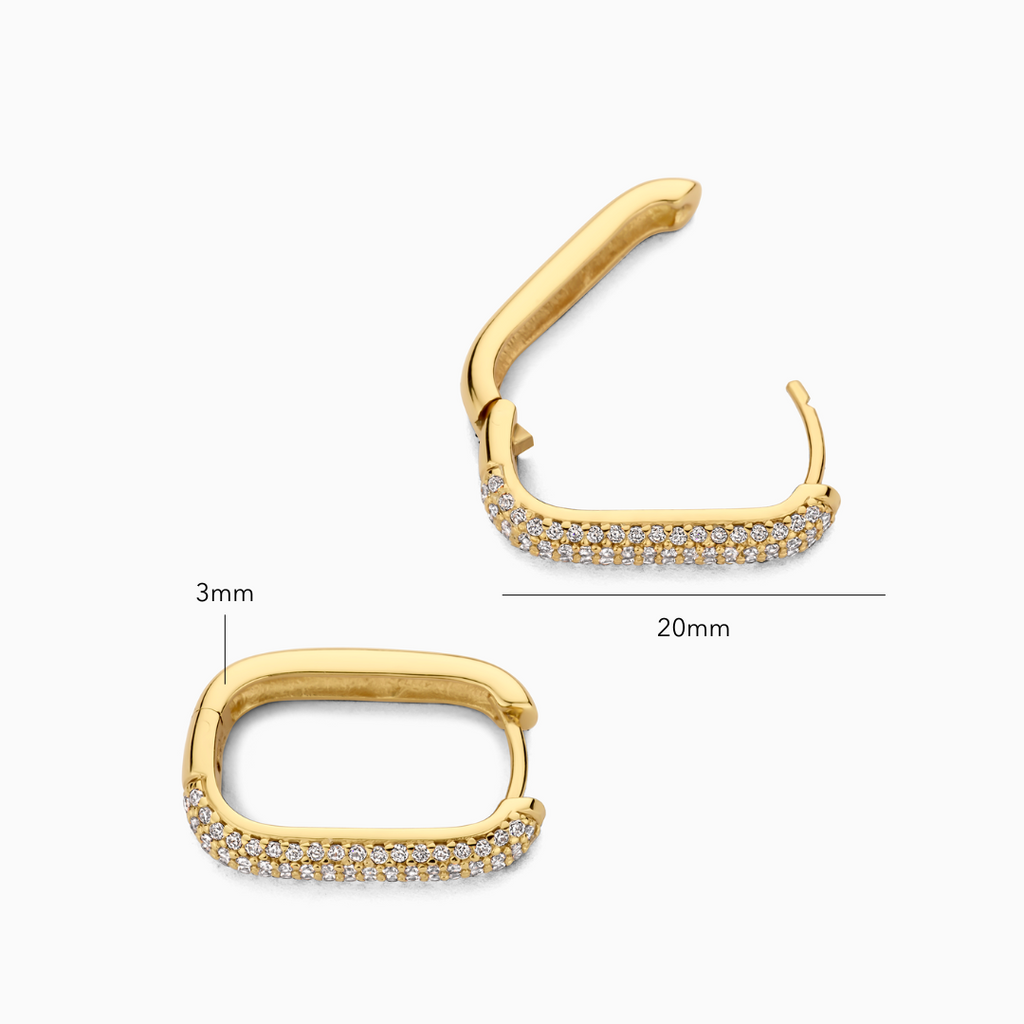 Icon Pave Cerchi | Oro