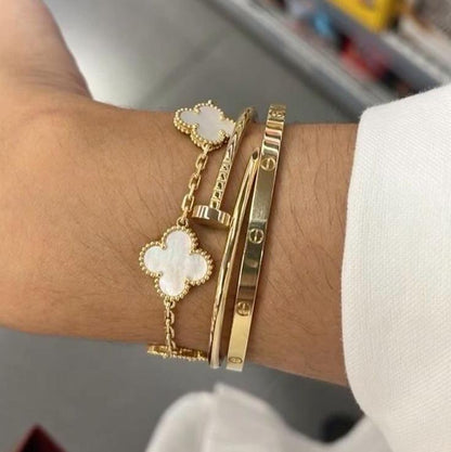 Trinity Bracciale Bianco